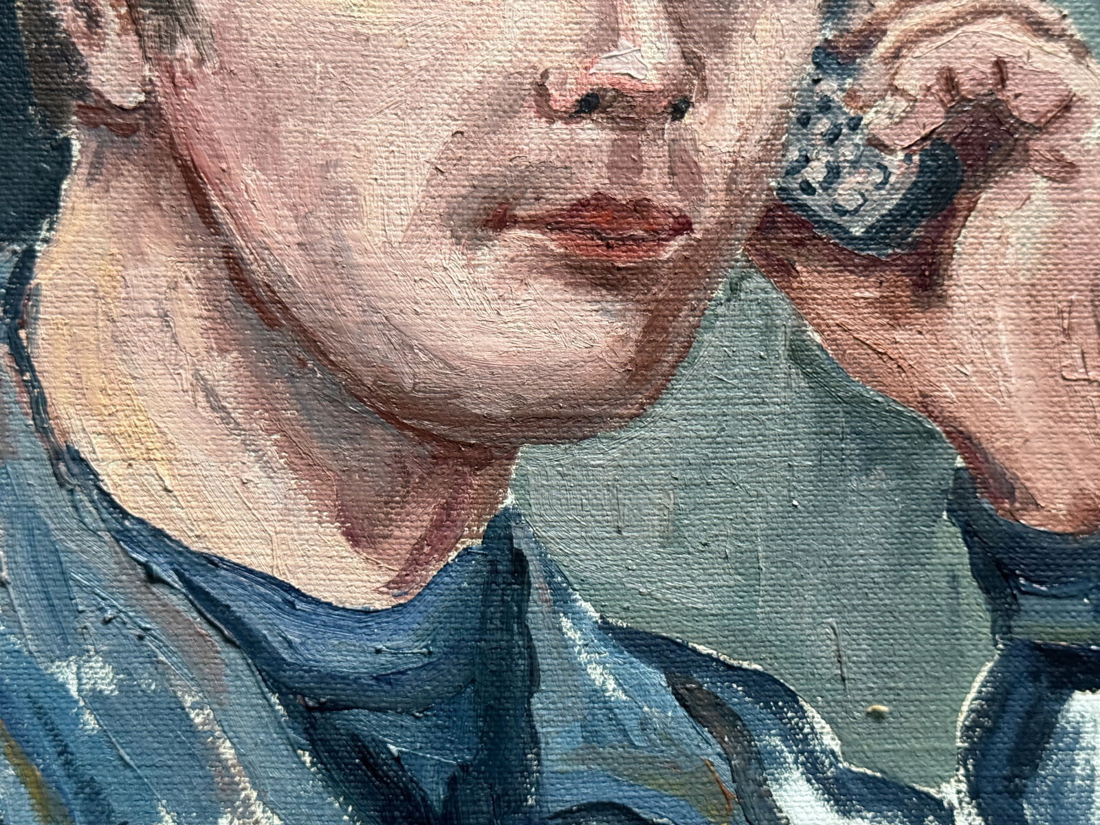 Oil painting with frame Taras Shevchenko K. Leonid - 7