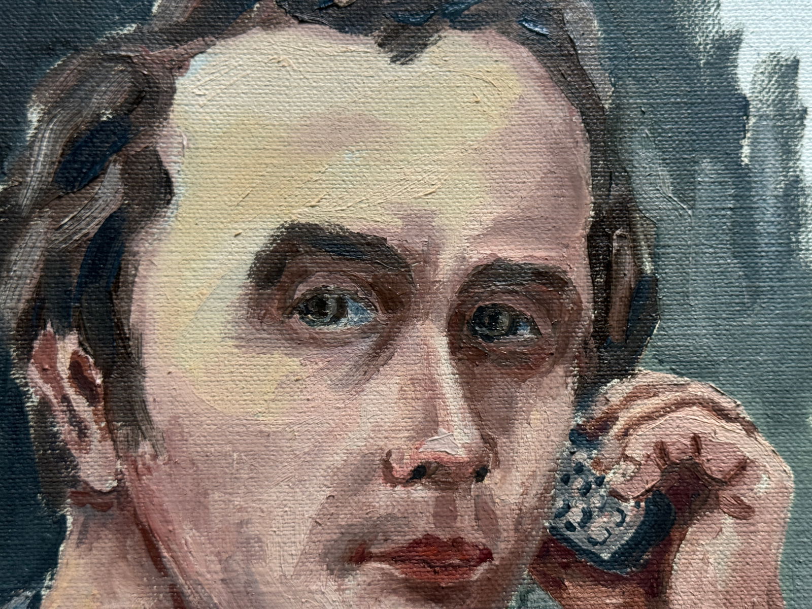 Oil painting with frame Taras Shevchenko K. Leonid - 8