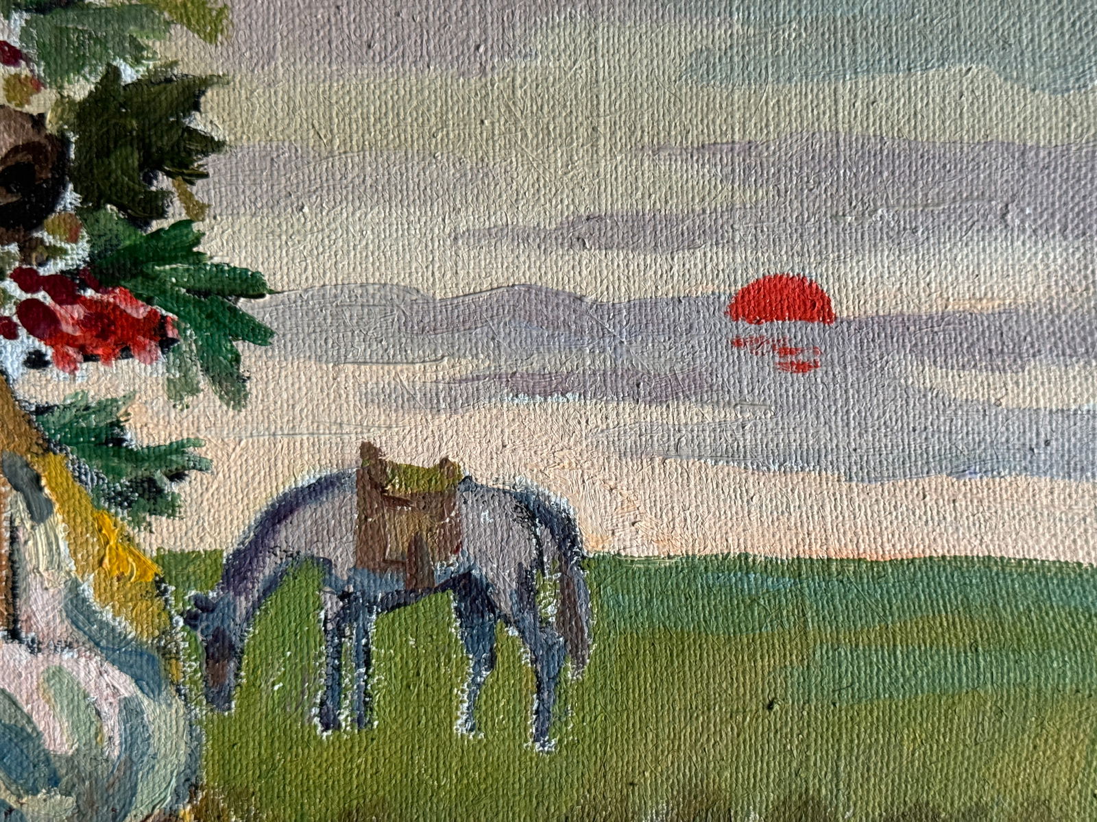 Oil painting with frame Cossack Mamai K. Leonid - 11