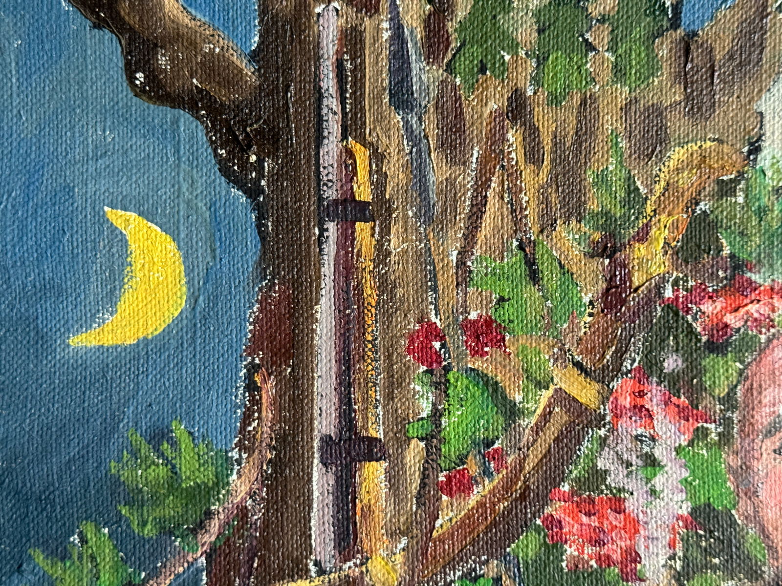 Oil painting with frame Cossack Mamai K. Leonid - 2