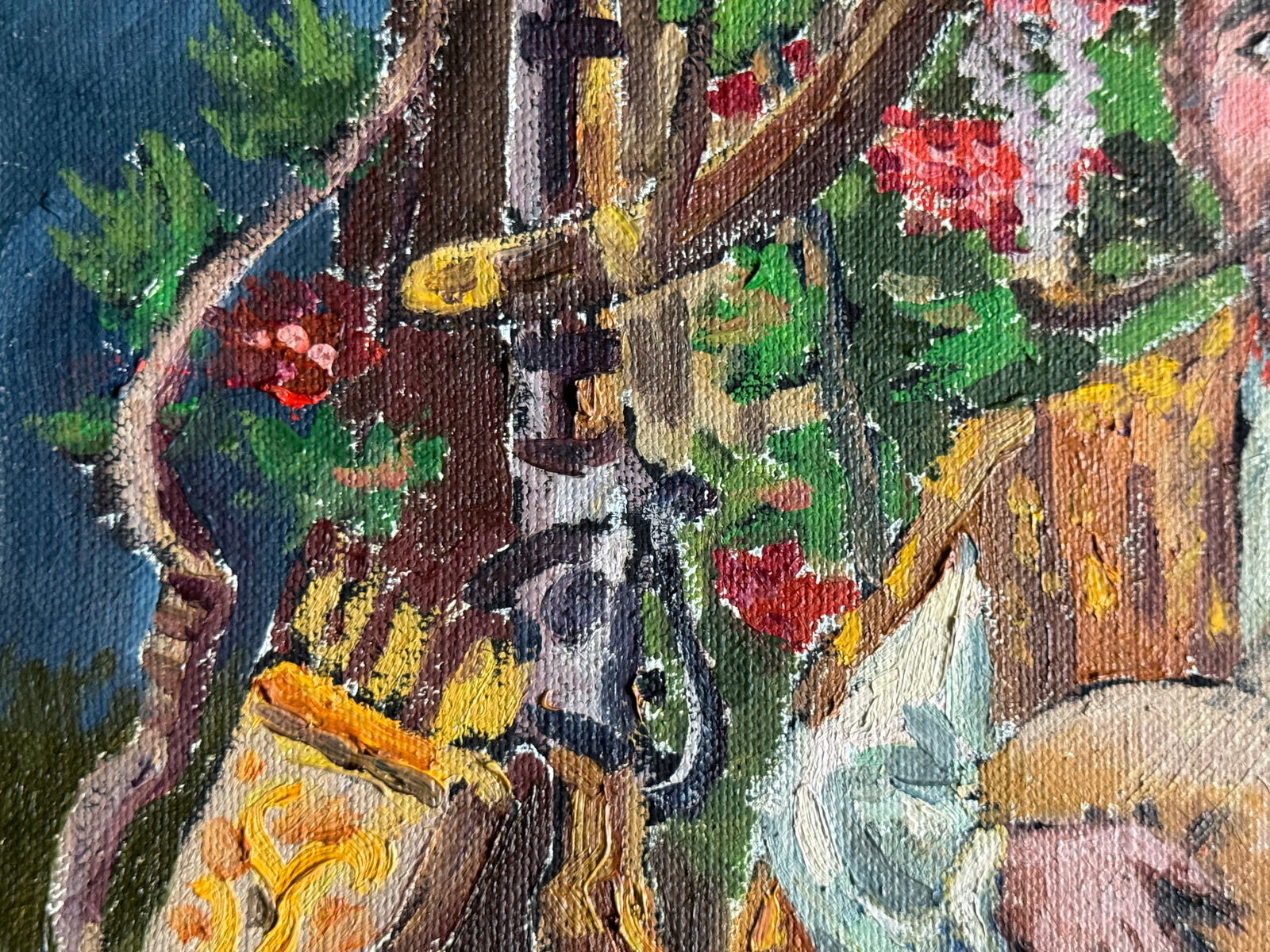 Oil painting with frame Cossack Mamai K. Leonid - 3