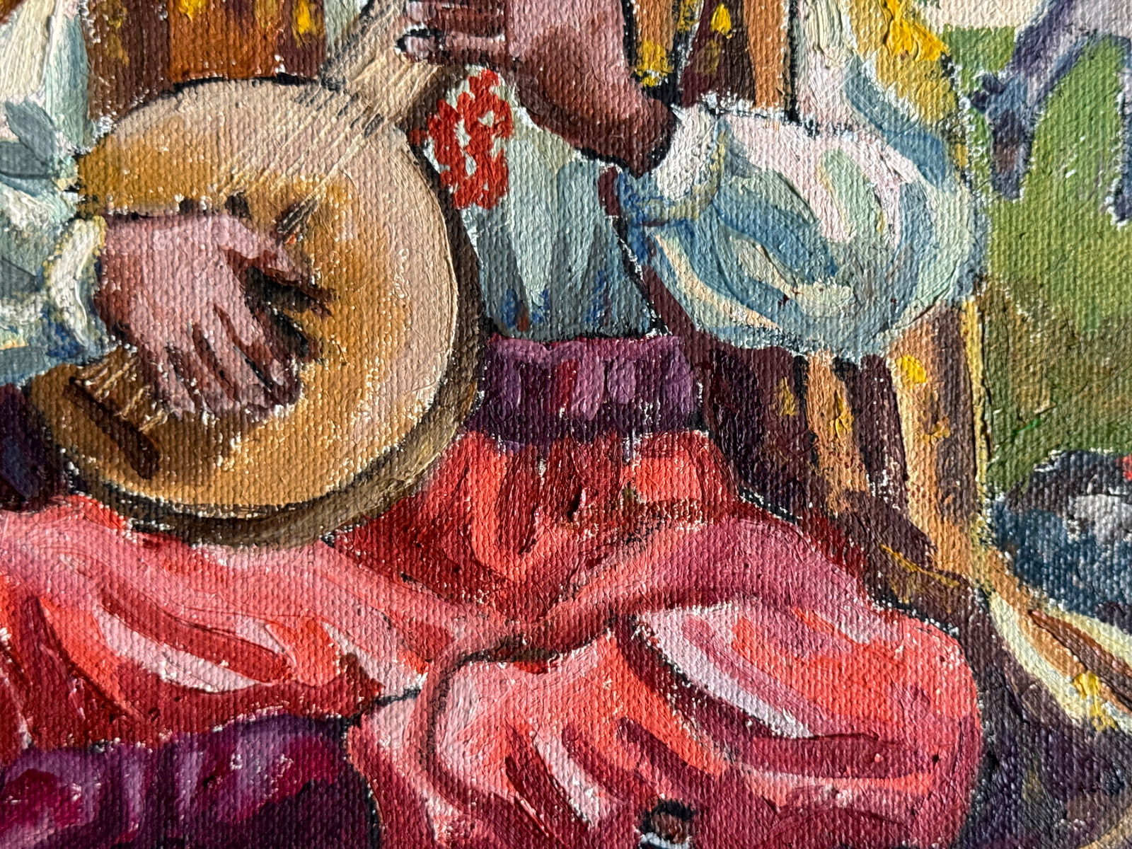 Oil painting with frame Cossack Mamai K. Leonid - 7