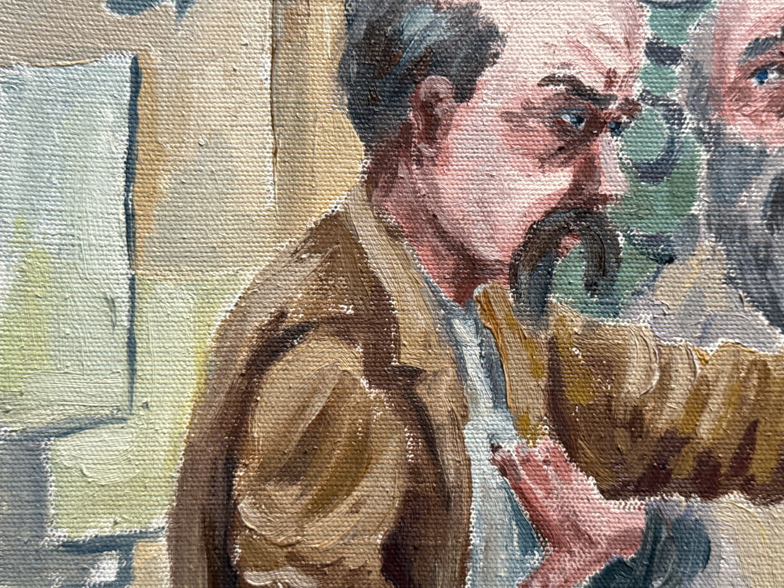 Oil painting with frame at the gate K. Leonid - 3