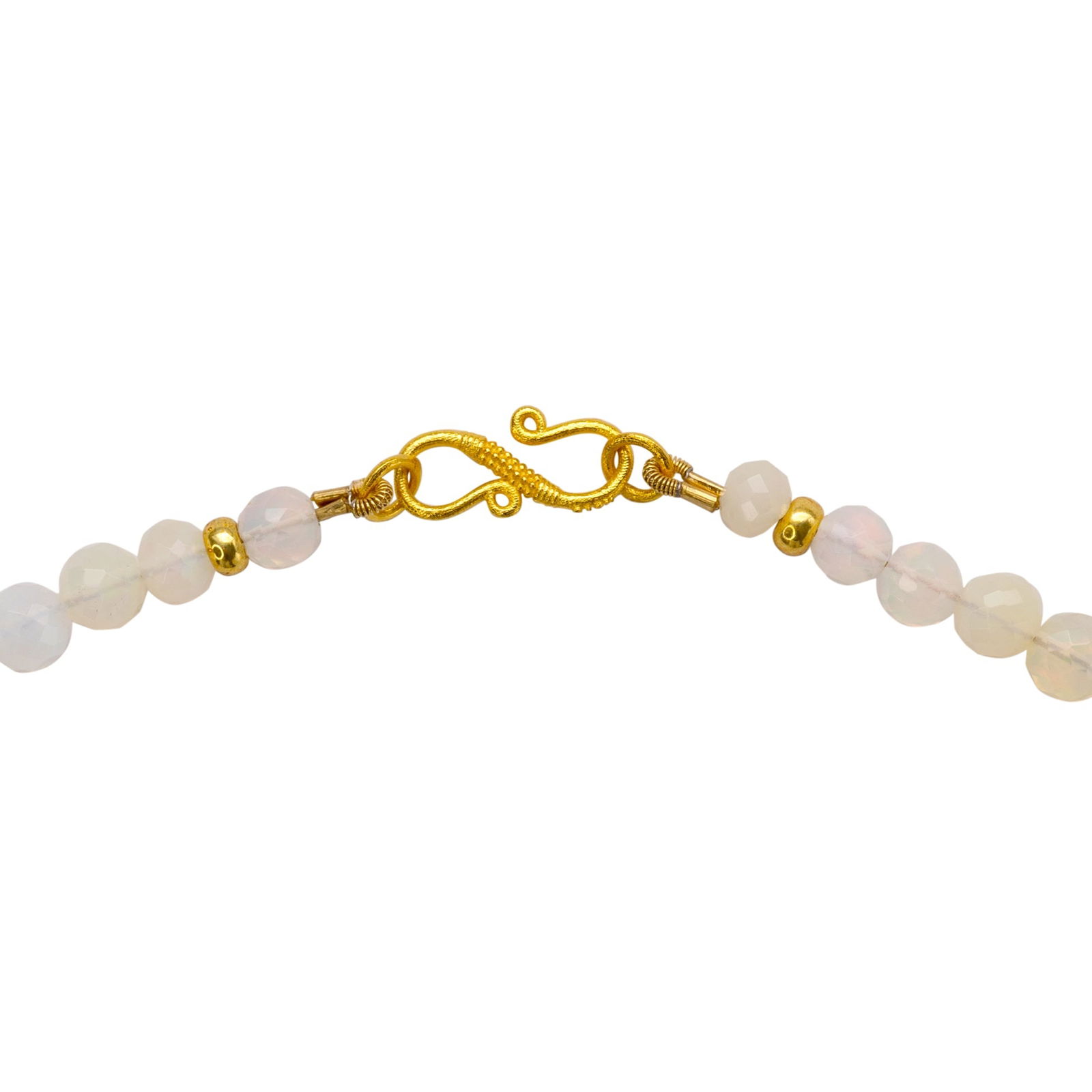 Ethiopian Opal Necklace 18K Gold - 7