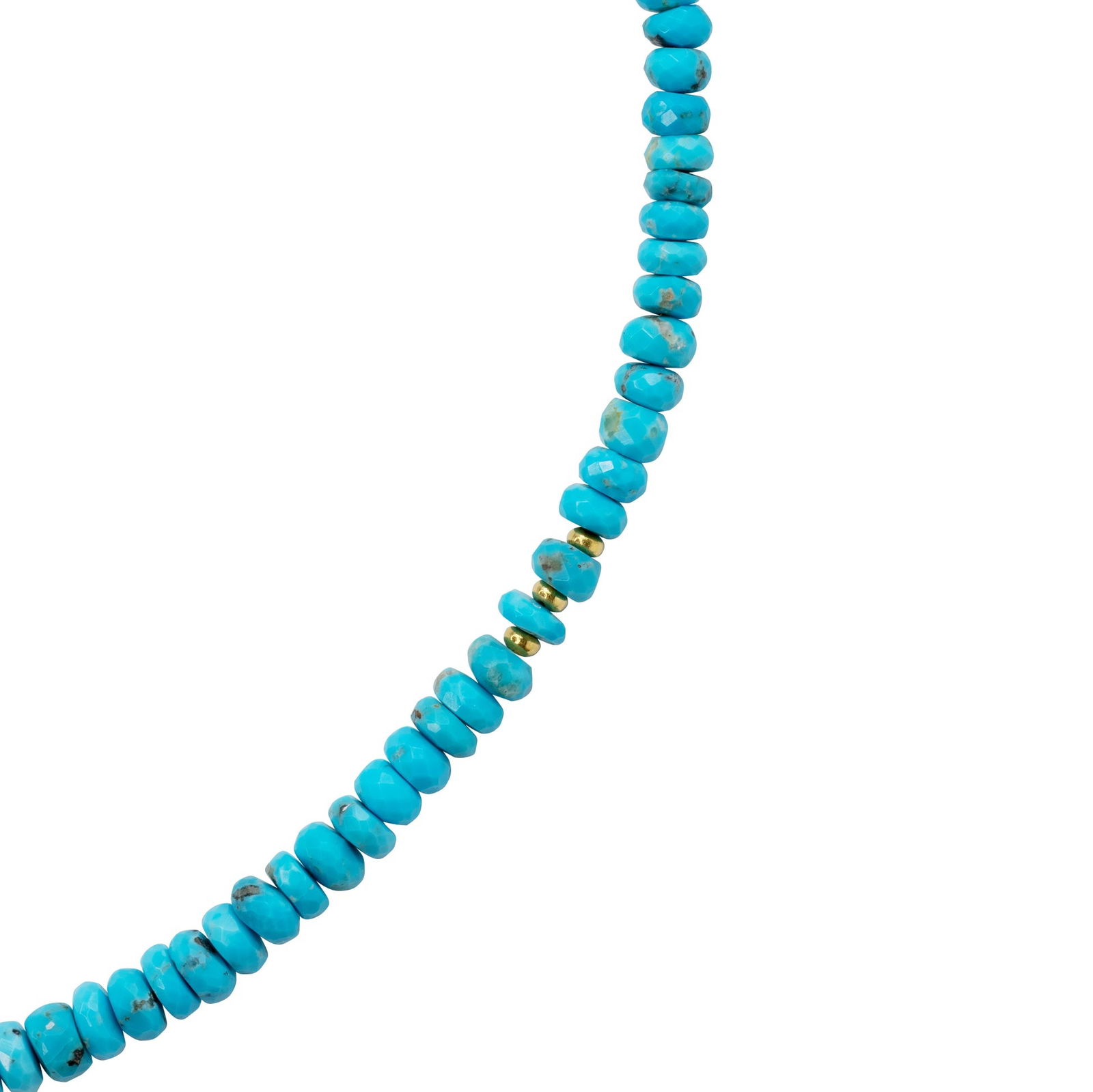 December Birthstone Turquoise 18k Gold Necklace - 3