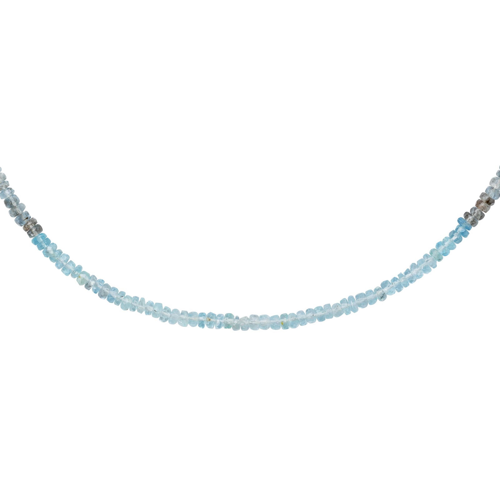 Moss Aquamarine Necklace 18K Gold - 3