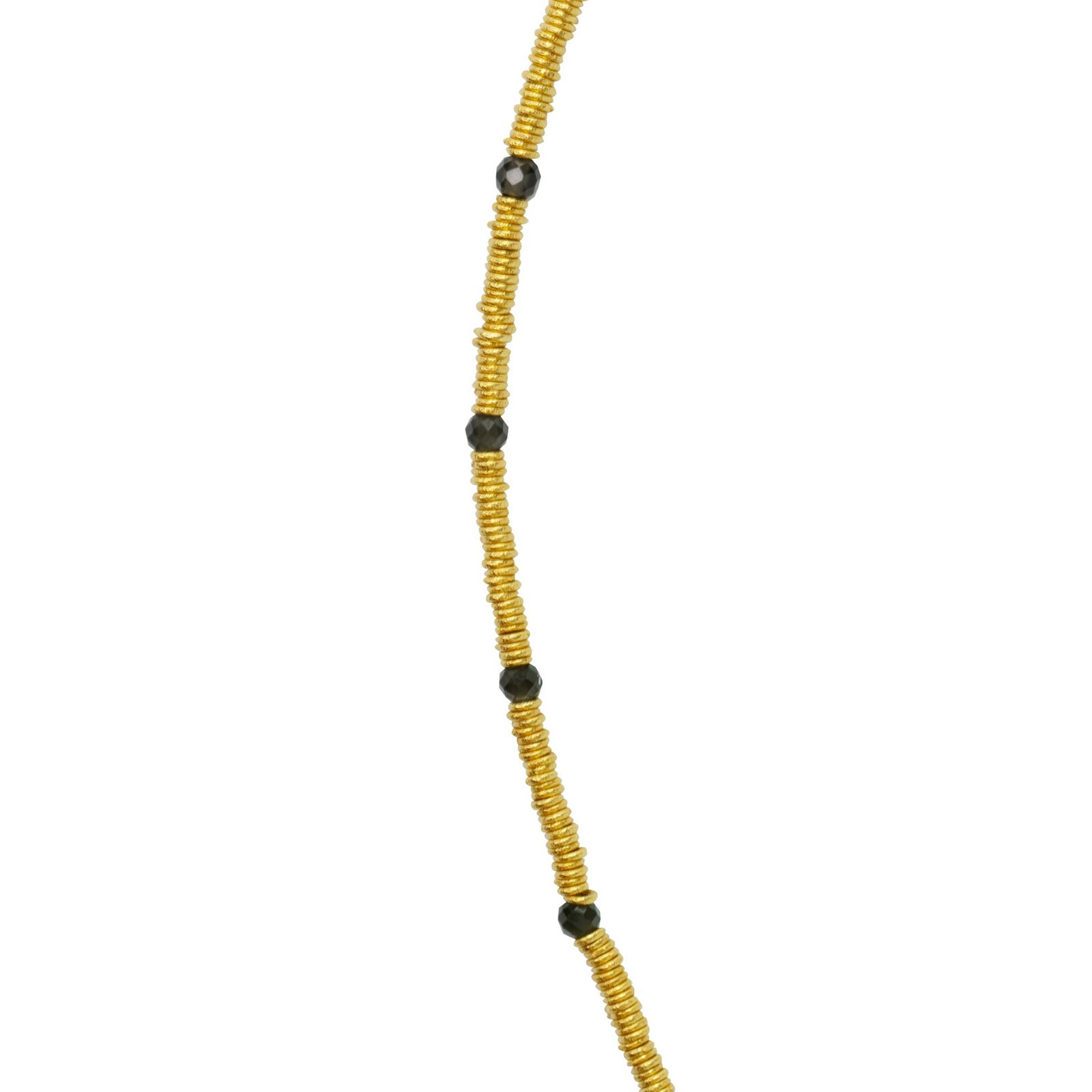 18K Gold Loose Coil Necklace - 10