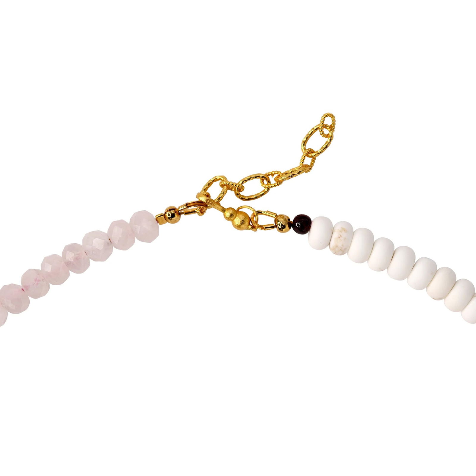 Kunzite White Turquoise Necklace - 3