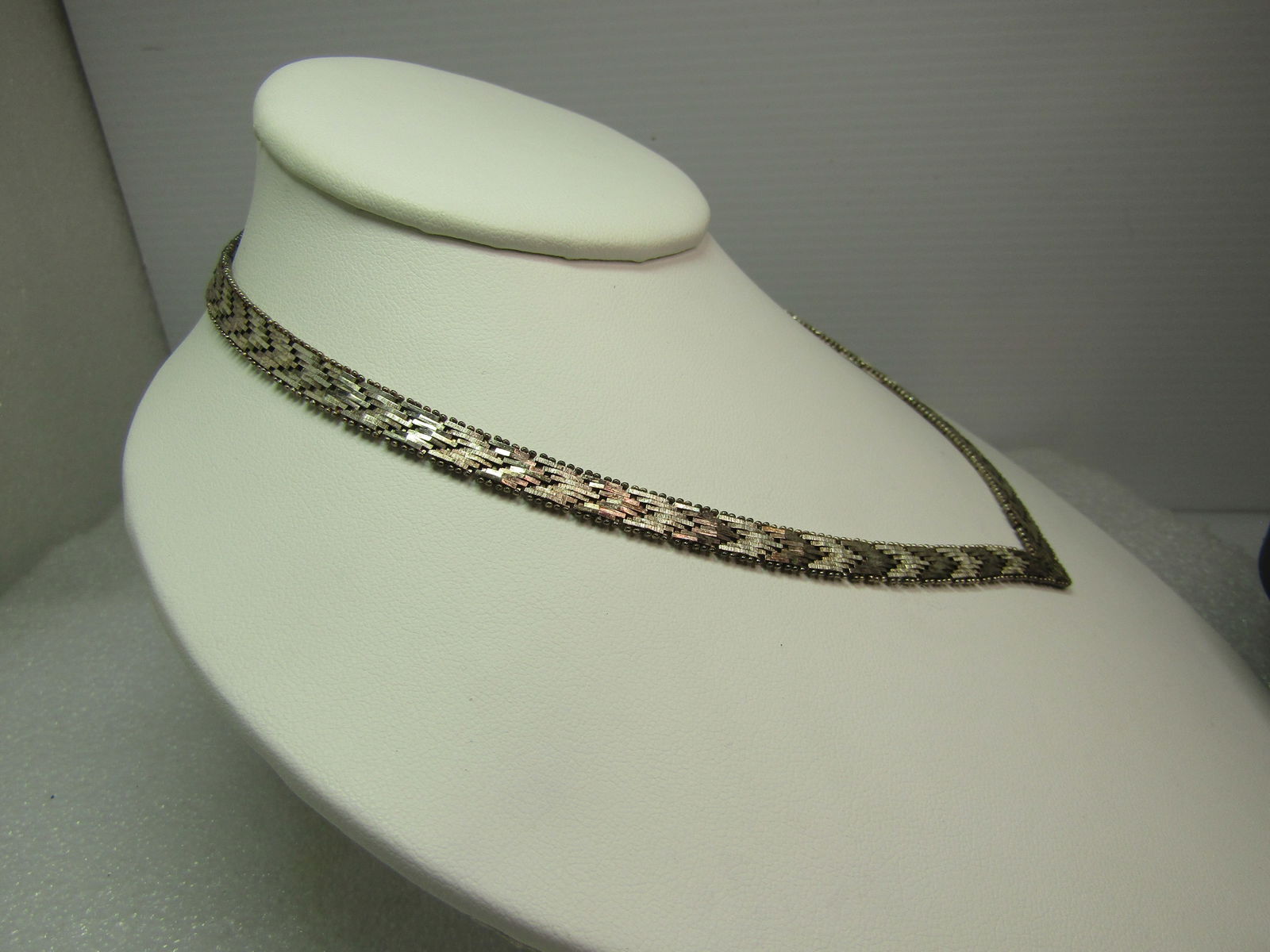 Vintage 14kt & 10kt Yellow Topaz Heart Necklace, 20" 1970's-1980's - 2