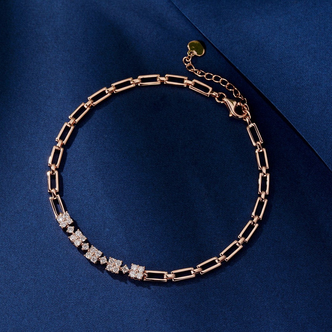 14K GOLD 0.43 CT NATURAL H DIAMOND BRACELET: Title:14K GOLD 0.43 CT NATURAL H DIAMOND BRACELET Description:Ref:230528302Gold Content:14K GoldMain Gemstone:DiamondShape:RoundCarat Weight:0.43ct Clarity Grade:VS2Color:HTreatment:NaturalCut Grade:G