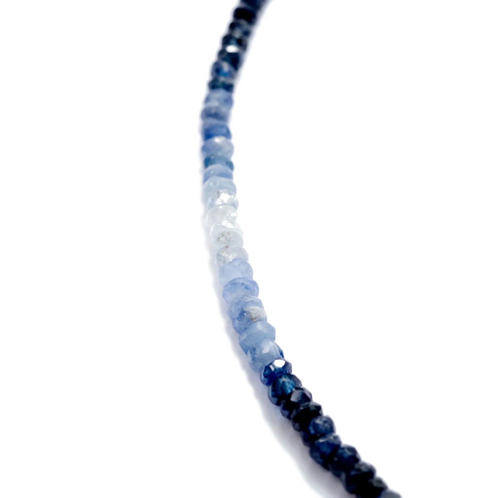 Birthstone September Blue Sapphire Ombre Necklace - 5