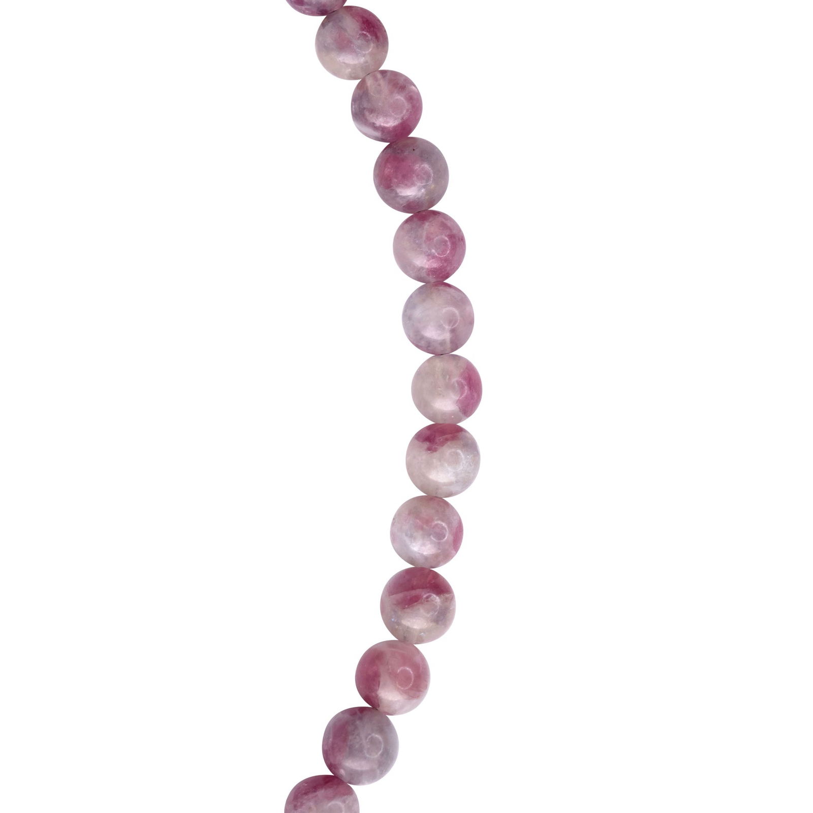 Pink Tourmaline Half-moon Necklace - 5