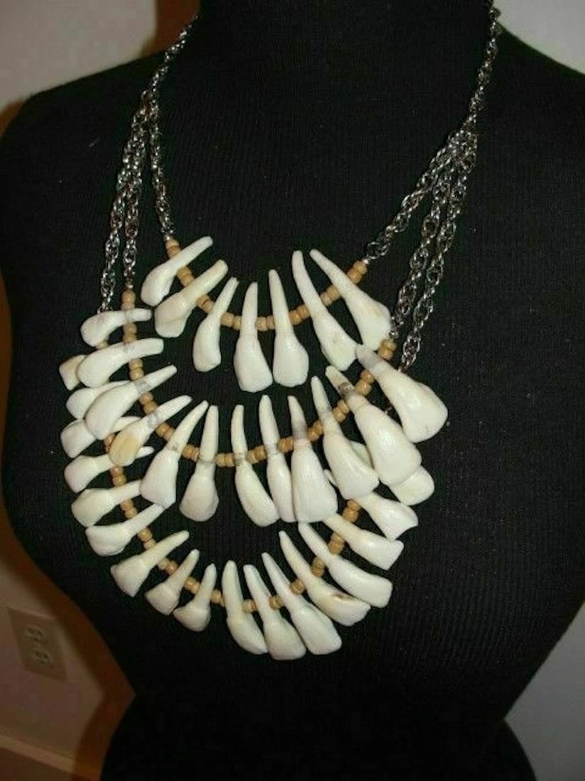 Art Deco Sterling Silver, Pure Rock Crystal Quartz Bead Necklace - 3