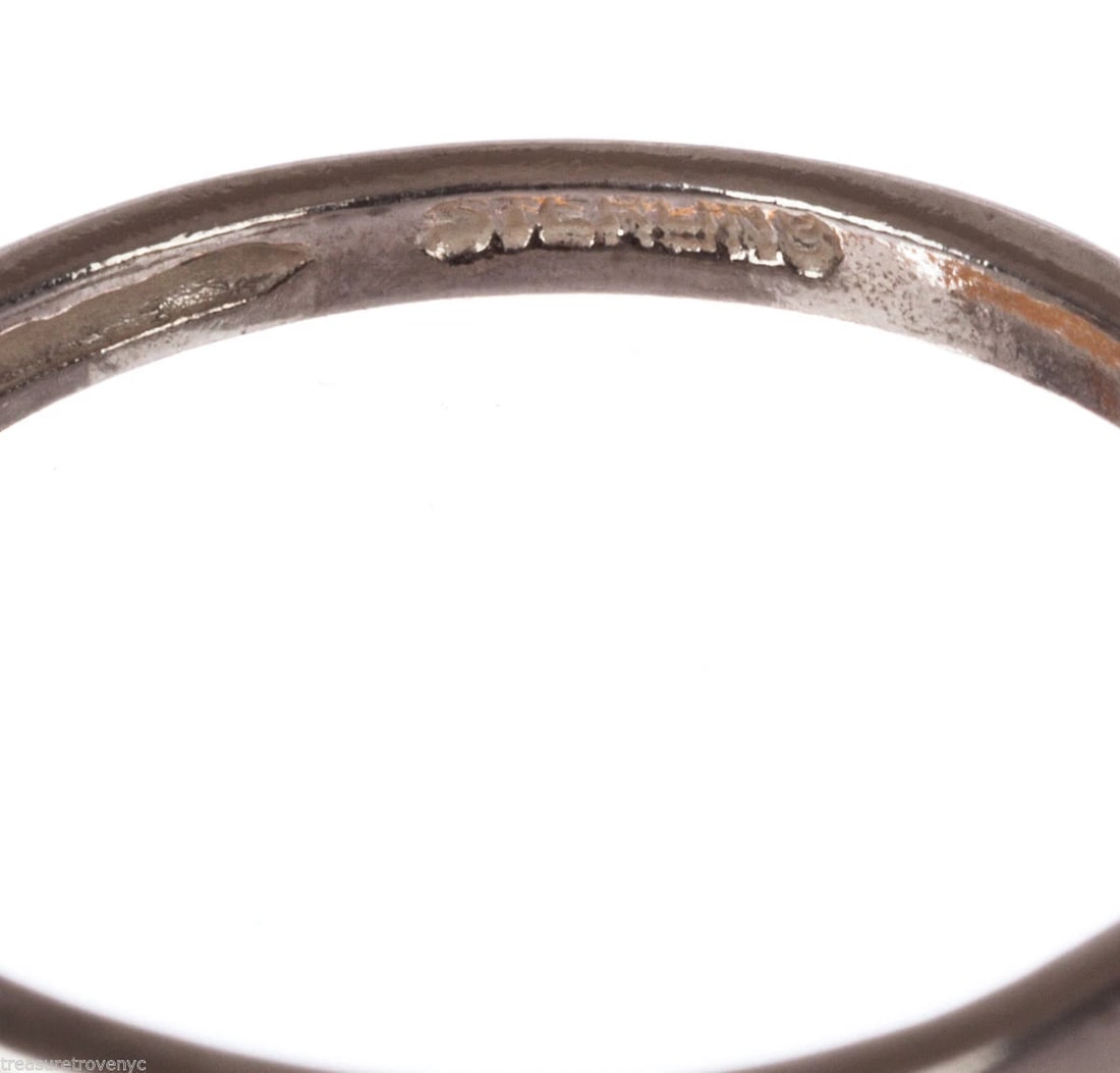 Sterling Silver Amethyst Pendant with Glass Amethyst Garnet Bead Necklace - 7