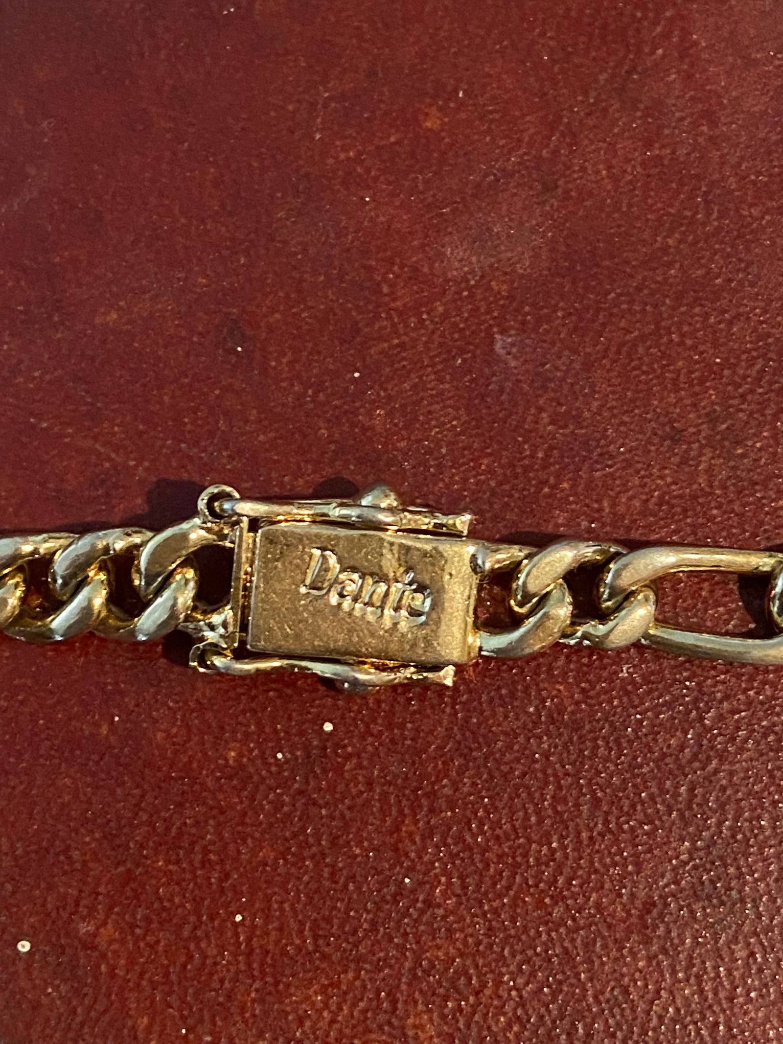 The Dante 24kt gold-plated Vintage Figaro chain necklace - 5