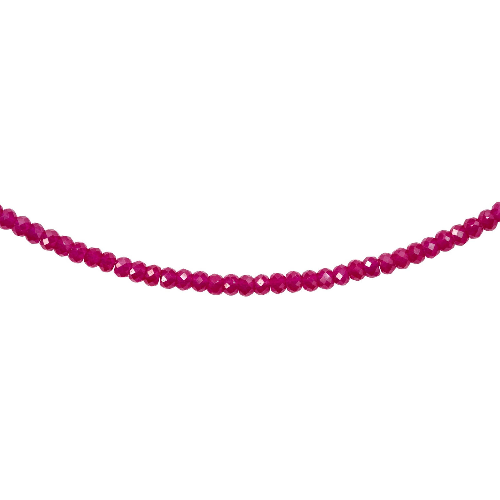 Birthstone July Ruby Necklace 18K Gold - 4