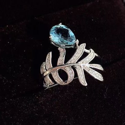 14K GOLD 1.10 CTW NATURAL AQUAMARINE & DIAMOND RING: Title:14K GOLD 1.10 CTW NATURAL AQUAMARINE & DIAMOND RINGDescription:Ref:230528277Gold Content:14K GoldRing Size:7.25USMain Gemstone:AquamarineNumber of stones:1Shape:PearCarat Weight:1.00ct