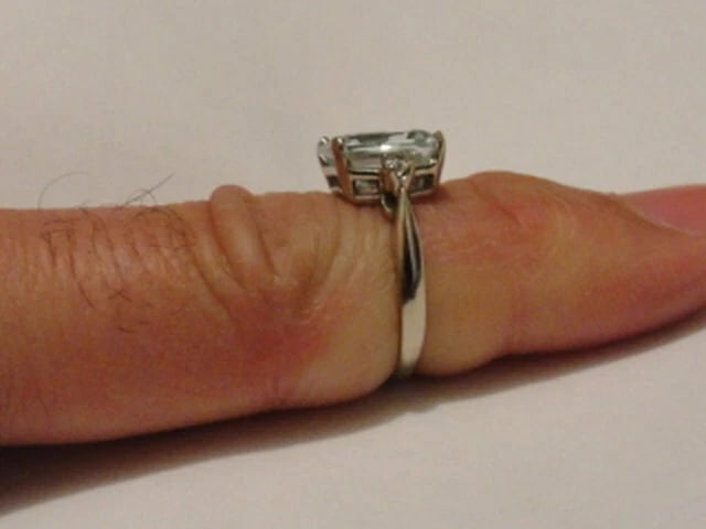 Pre Owned Mexican Sterling Silver Dog Wrap Ring - 4