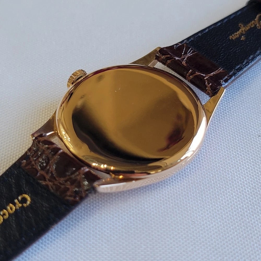 Omega Seamaster 2508 DeVille 18k Rose Gold 36mm Mens 1940s Manual Wind RA711 - 11