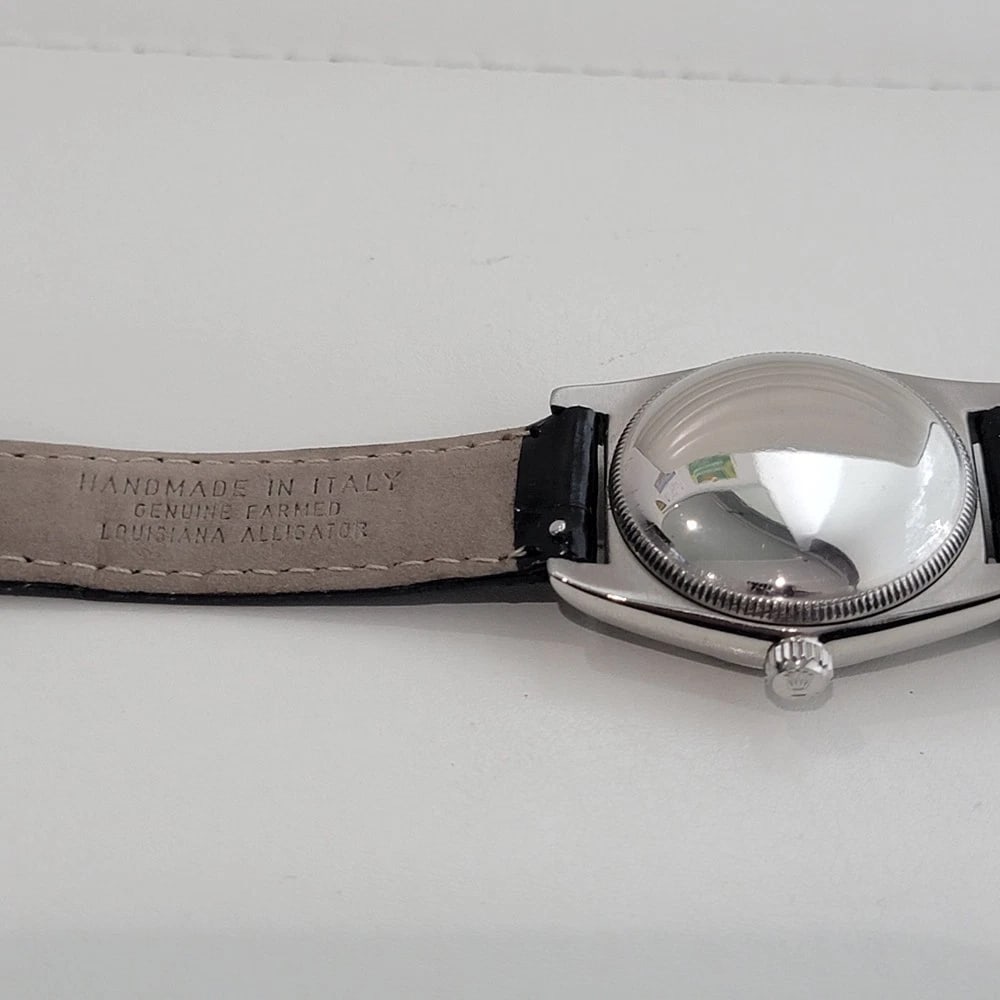 Rolex Oyster Perpetual 5052 34m Bubbleback 1940s Mens Vintage Automatic RA660 - 10