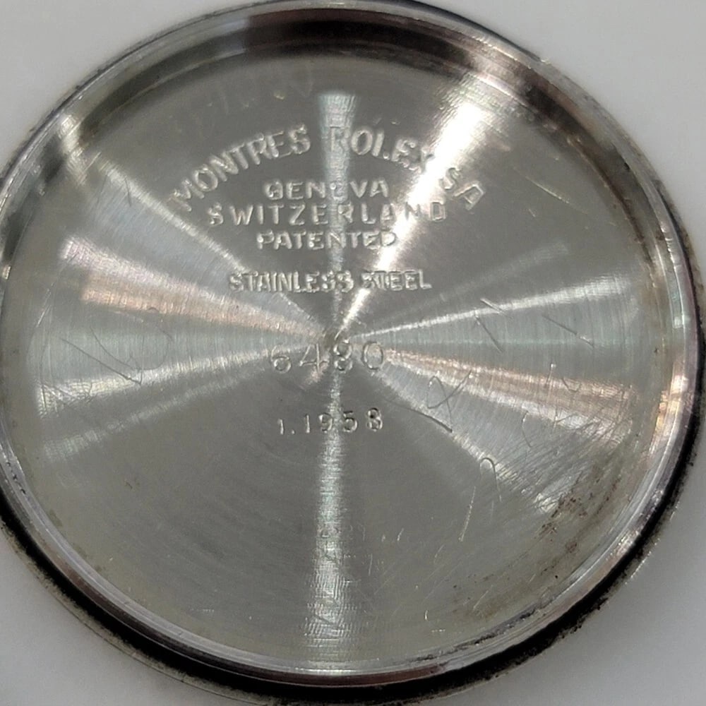 Mens Rolex Oyster Ref 6480 34mm Stainless Steel 1950s Manual Wind Vintage RA416B - 11