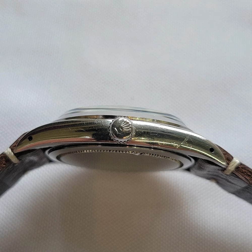 Rolex Oysterdate Precision 6494 34mm Mens 1950s Hand Wind Roulette Date RA191C - 10