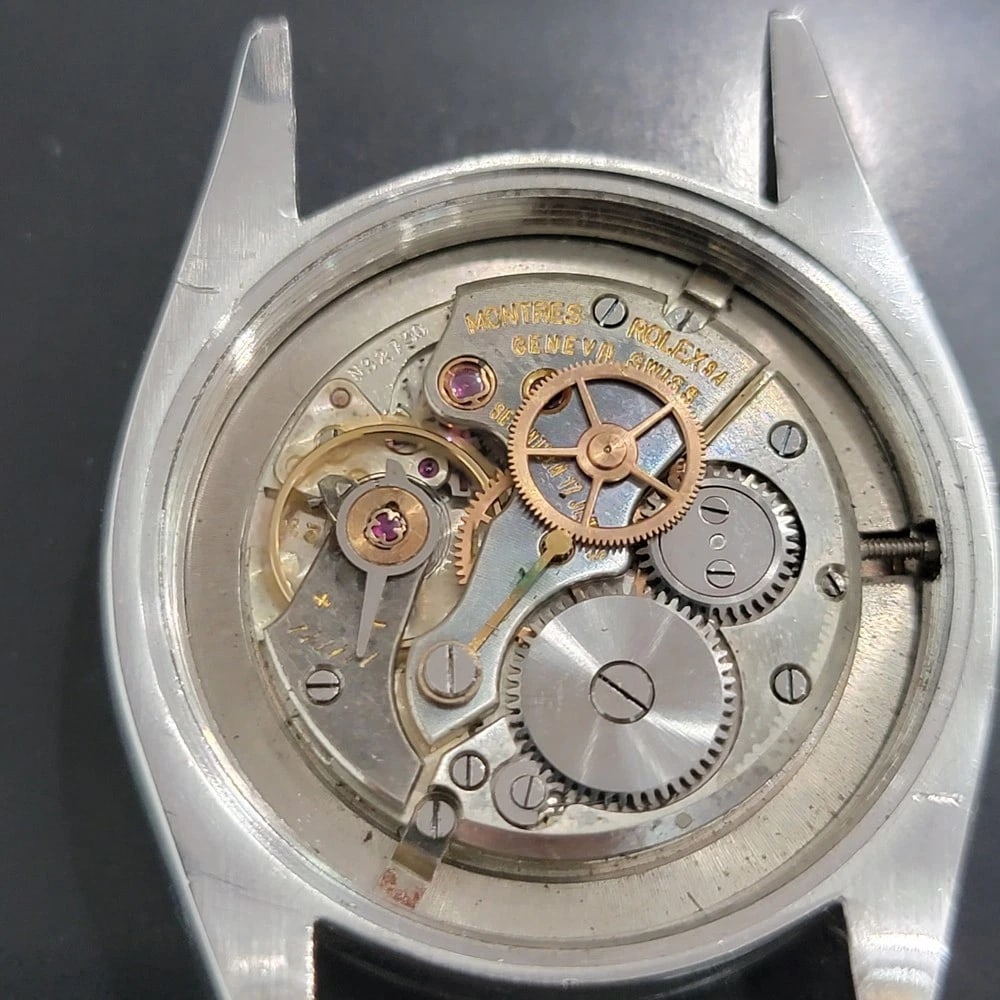 Rolex Oysterdate Precision 6494 34mm Mens 1950s Hand Wind Roulette Date RA191C - 12