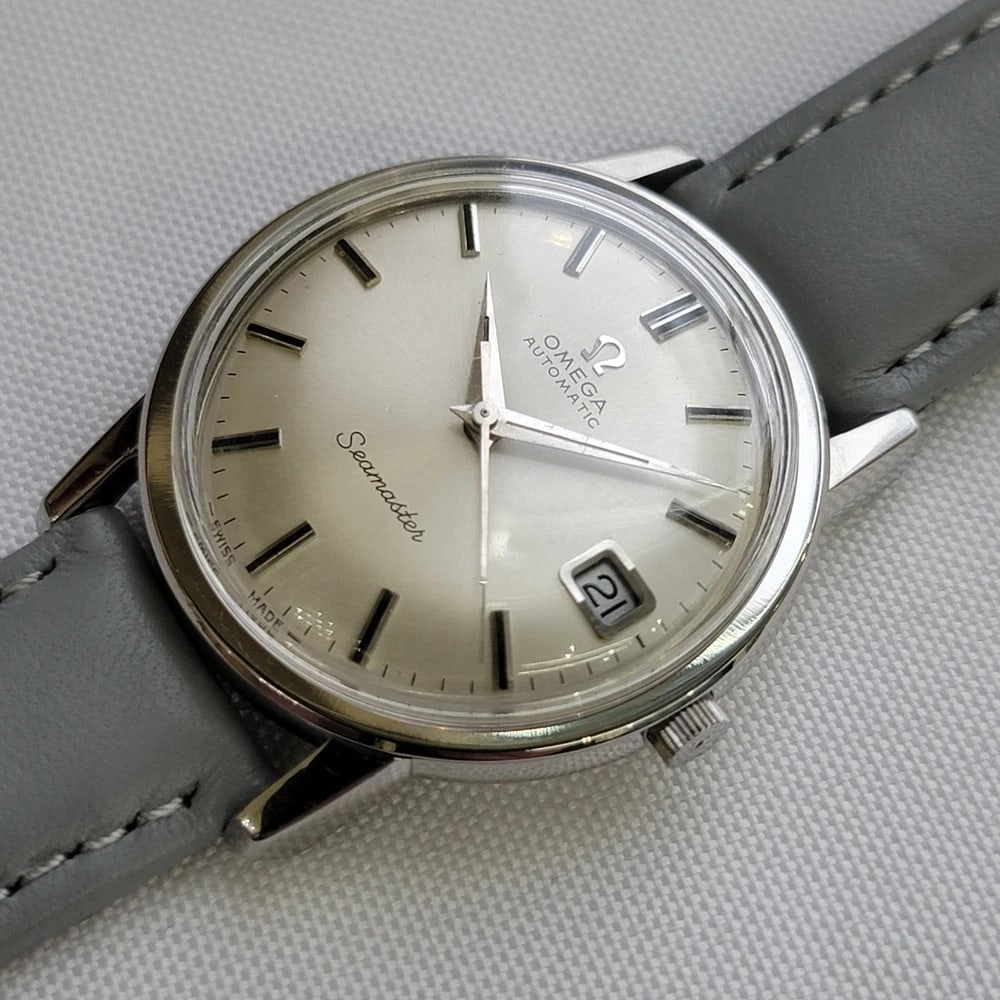 Omega Seamaster Ref 166.003 35mm Años 60 Hombre Vintage Automático con Fecha RA724 - 4