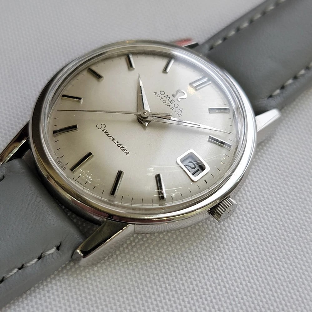 Omega Seamaster Ref 166.003 35mm Años 60 Hombre Vintage Automático con Fecha RA724 - 5