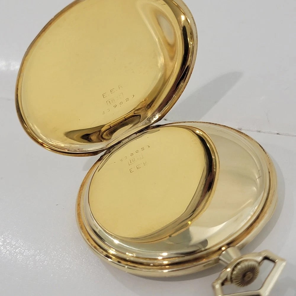 Vacheron & Constantin 18k Solid Gold 45mm Pocket Watch Circa 1890s RA648 - 12