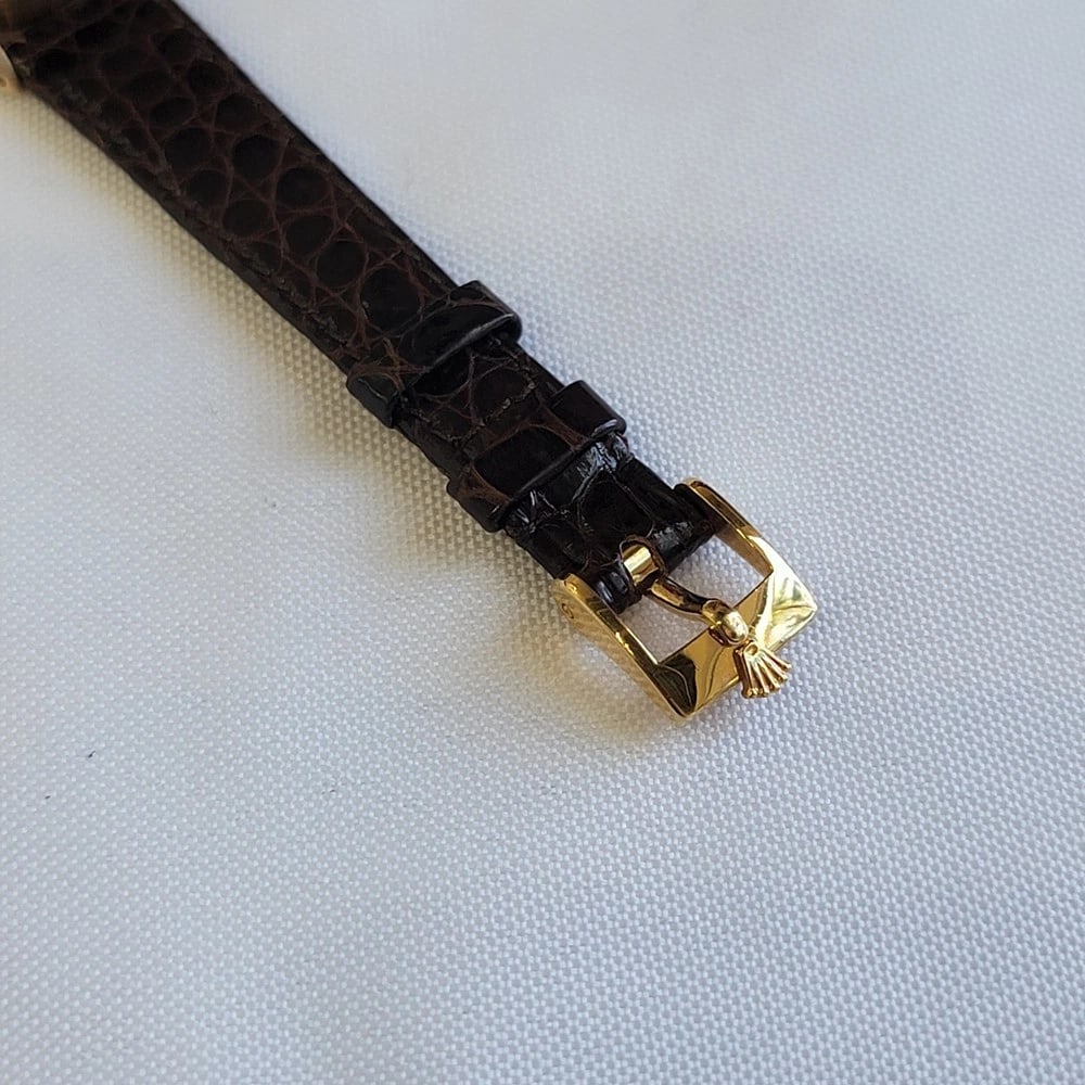 Rolex Oyster 6517 18k Solid Gold Ladies Datejust 25mm 1950s Automatic RA703 - 8