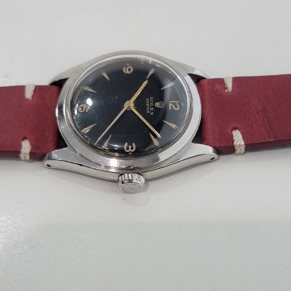 Rolex Oyster Precision Ref 6022 Mens Hand Wind 1950s Vintage Classic RA676B - 5