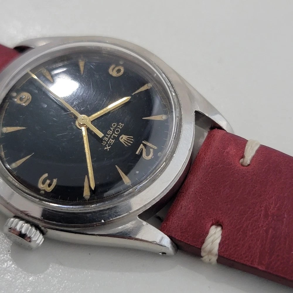 Rolex Oyster Precision Ref 6022 Mens Hand Wind 1950s Vintage Classic RA676B - 6