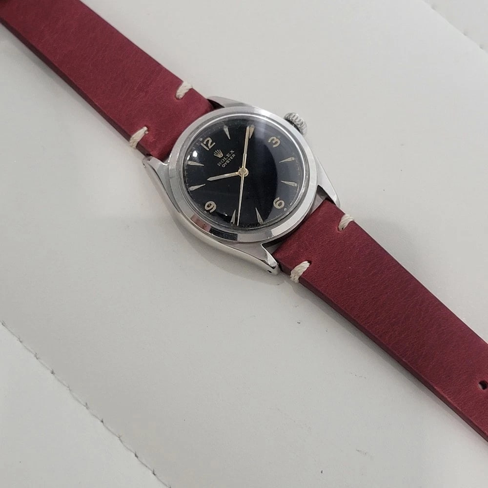 Rolex Oyster Precision Ref 6022 Mens Hand Wind 1950s Vintage Classic RA676B - 7
