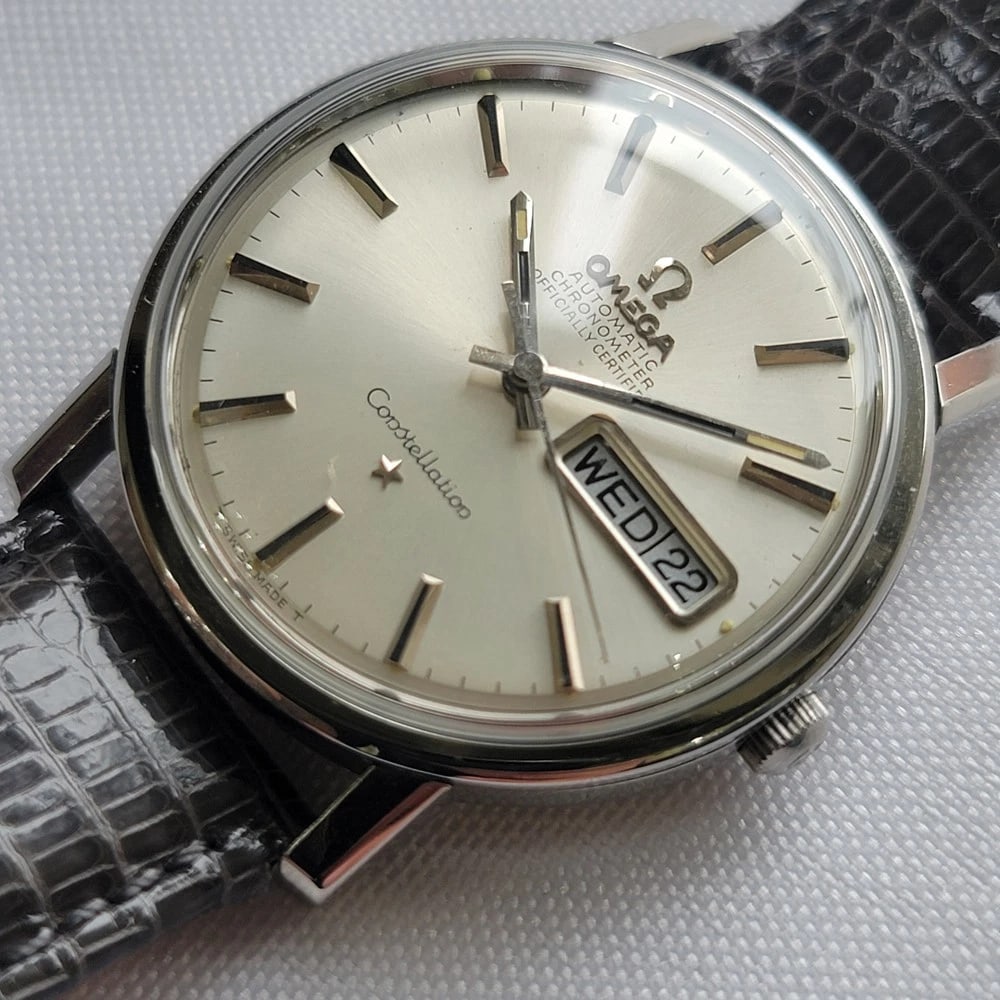 Omega Seamaster 168.016 35.5mm Mens 1960s Vintage Day Date Automatic RA721 - 5