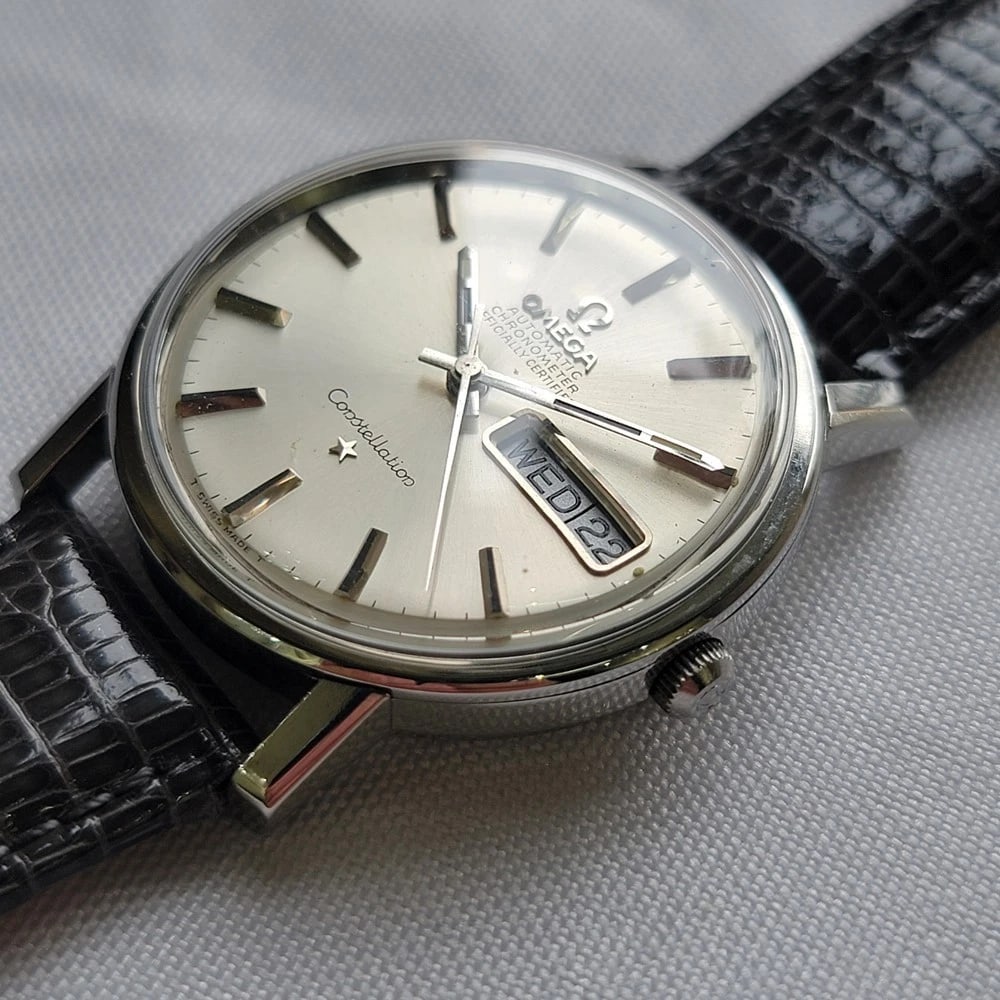 Omega Seamaster 168.016 35.5mm Mens 1960s Vintage Day Date Automatic RA721 - 9