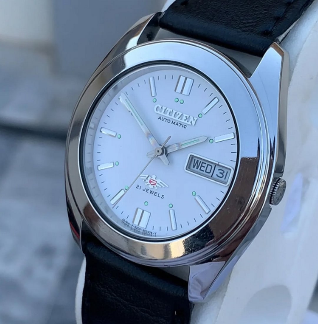 Vintage Citizen 21 Jewals Automatic Watch GN-4-S With Day / Date - 6