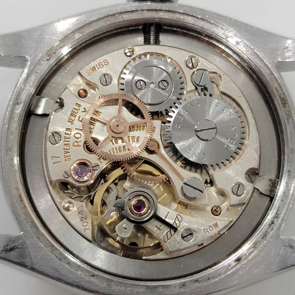 Rolex Oyster Precision Ref 6022 Mens Manual Hand Wind 1950s All Original RA676 - 12