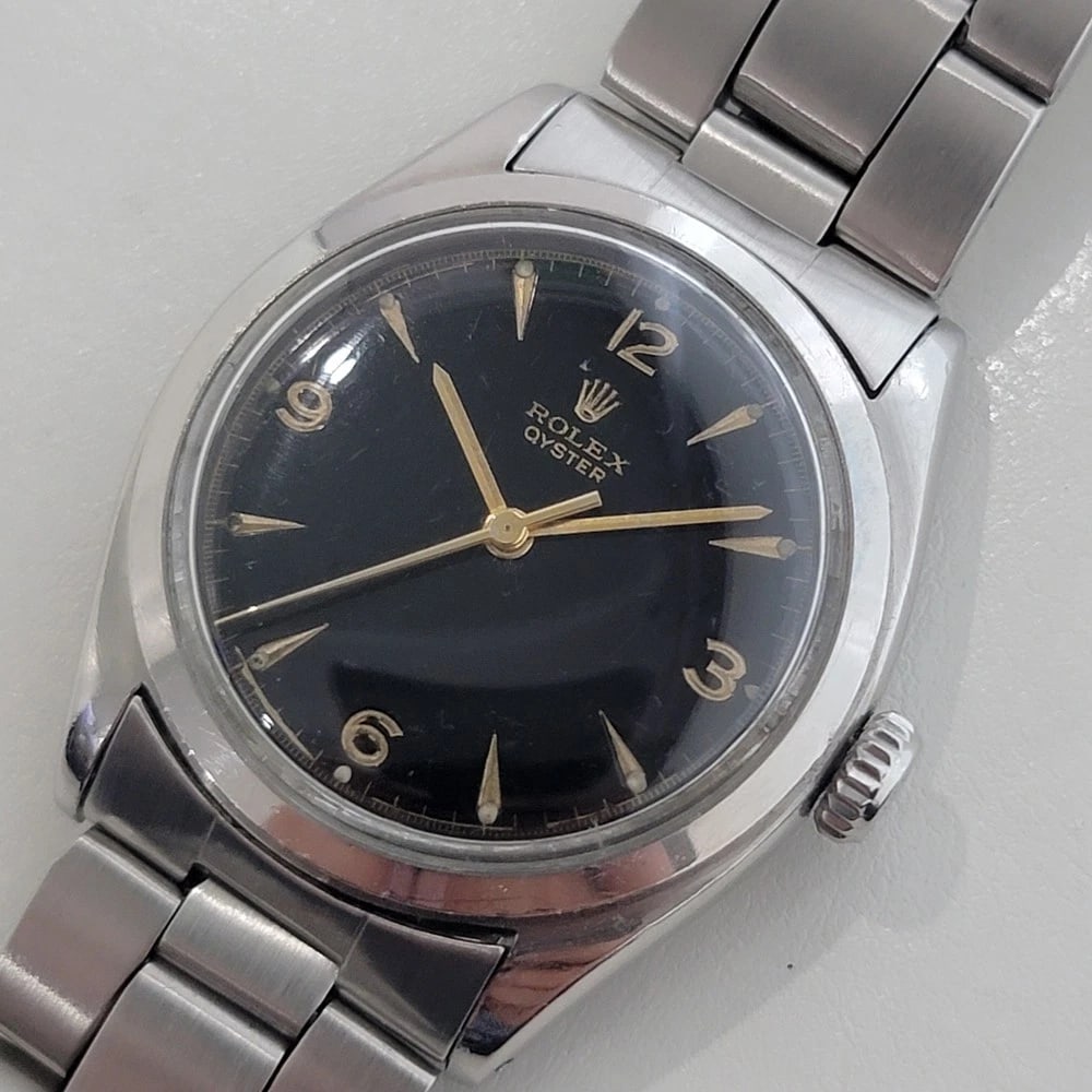 Rolex Oyster Precision Ref 6022 Mens Manual Hand Wind 1950s All Original RA676 - 4
