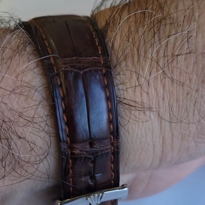 Rolex Oyster Perpetual Ref 6084 Mens 1950s 34mm Automatic Bubble Back RA715B - 2