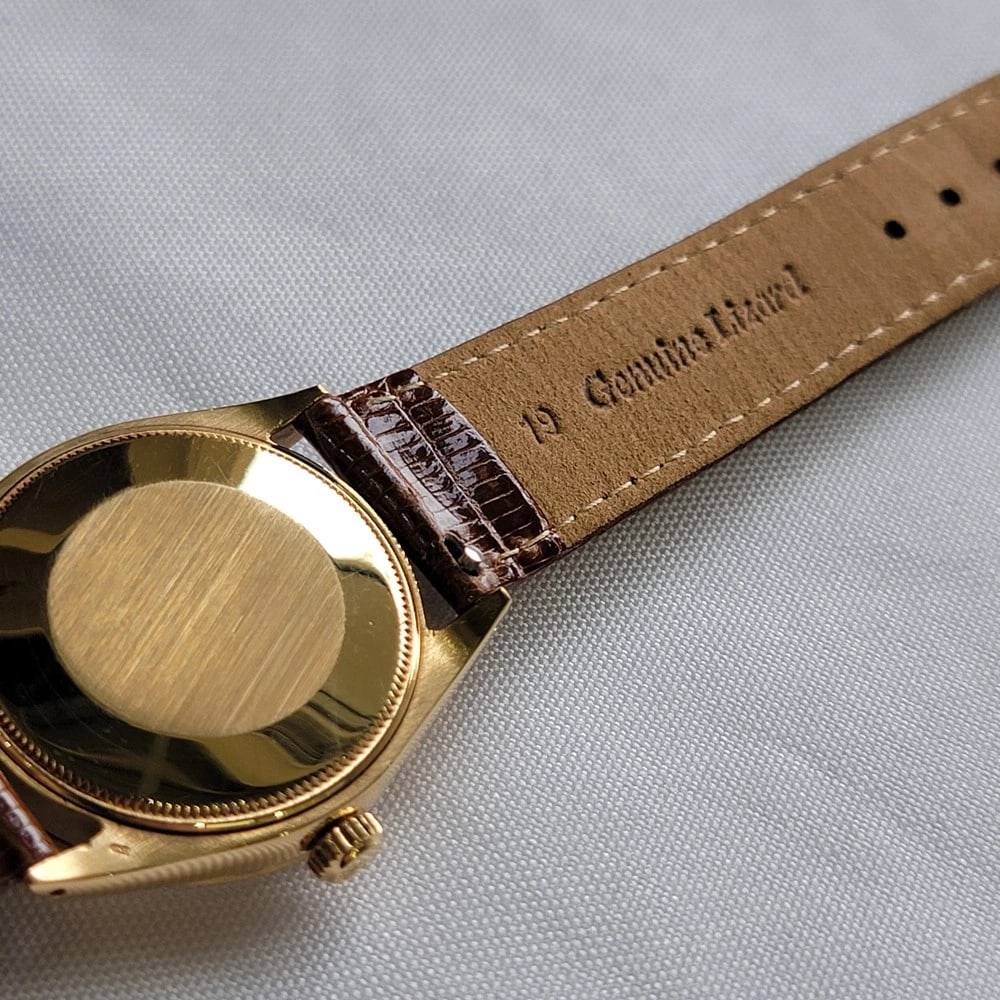 Rolex Oyster Perpetual Ref 1007 18k Solid Gold 1960s Mens 34mm Automatic RA438C - 10