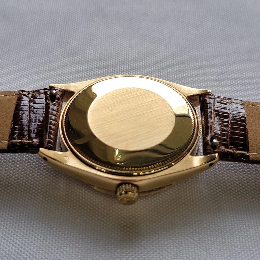 Rolex Oyster Perpetual Ref 1007 18k Solid Gold 1960s Mens 34mm Automatic RA438C - 11