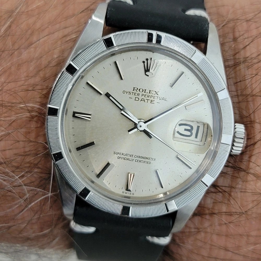 Rolex Oyster Perpetual Date Ref 1501 Mens 1960s Vintage Automatic RA675B - 13