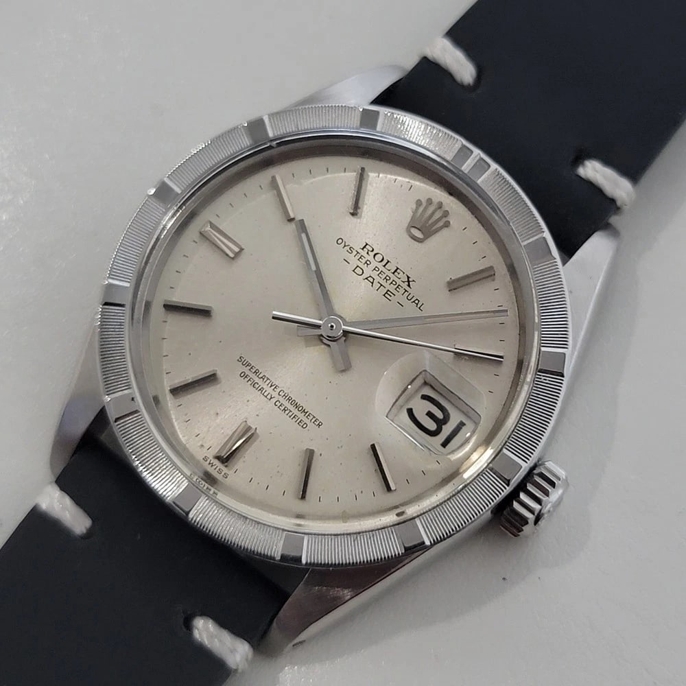Rolex Oyster Perpetual Date Ref 1501 Mens 1960s Vintage Automatic RA675B - 4