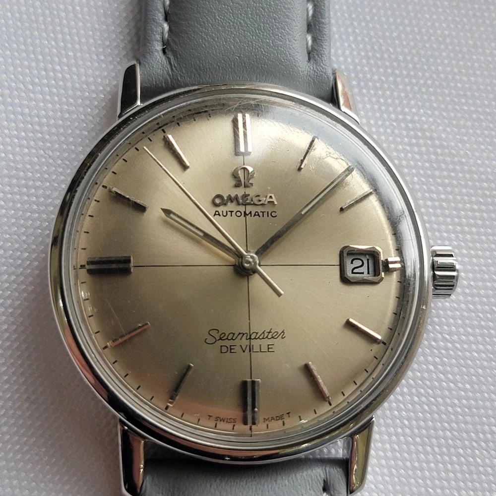 Omega Seamaster DeVille 166.020 35mm Mens 1960s Vintage Automatic w Date RA722 (1 of 13)