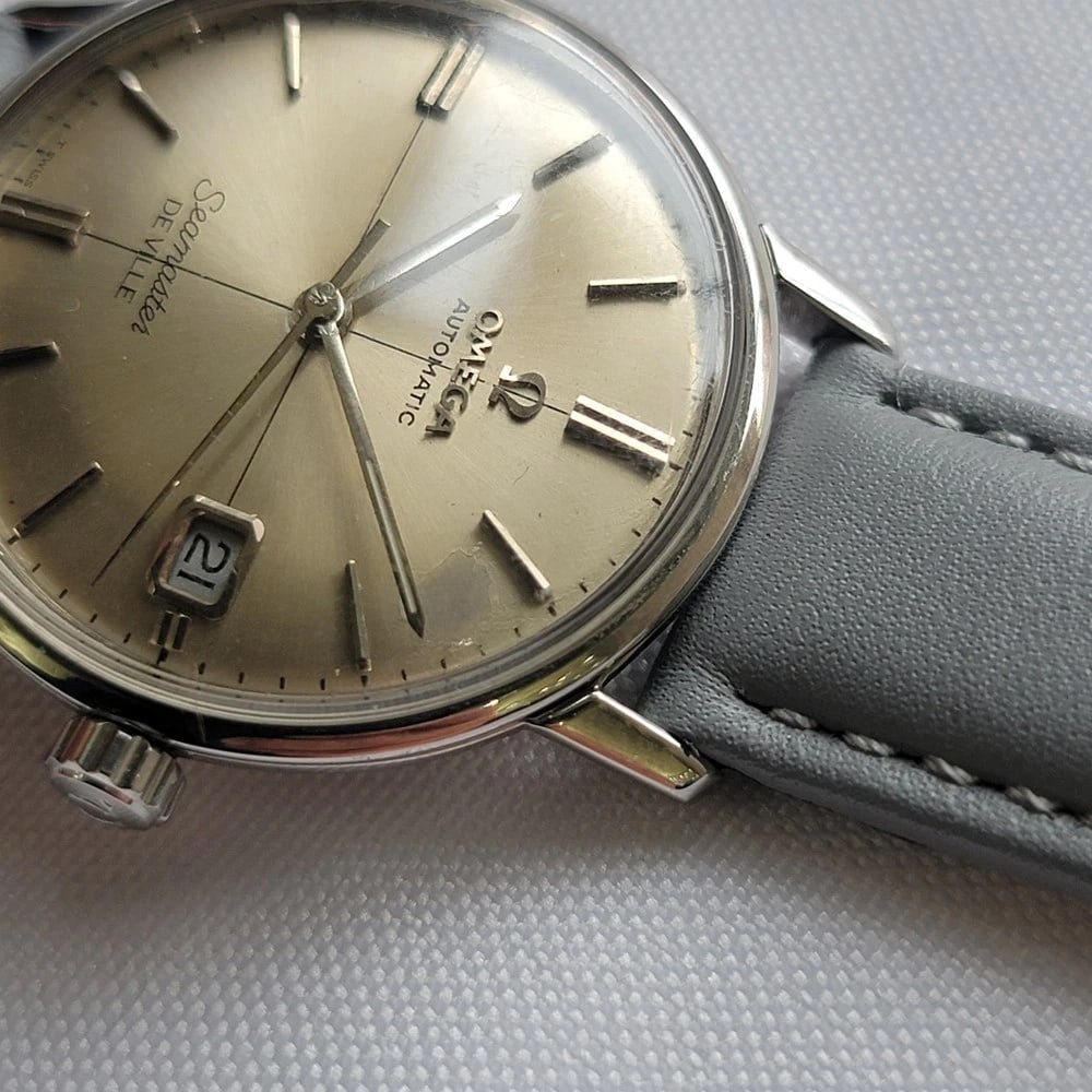 Omega Seamaster DeVille 166.020 35mm Mens 1960s Vintage Automatic w Date RA722 - 5