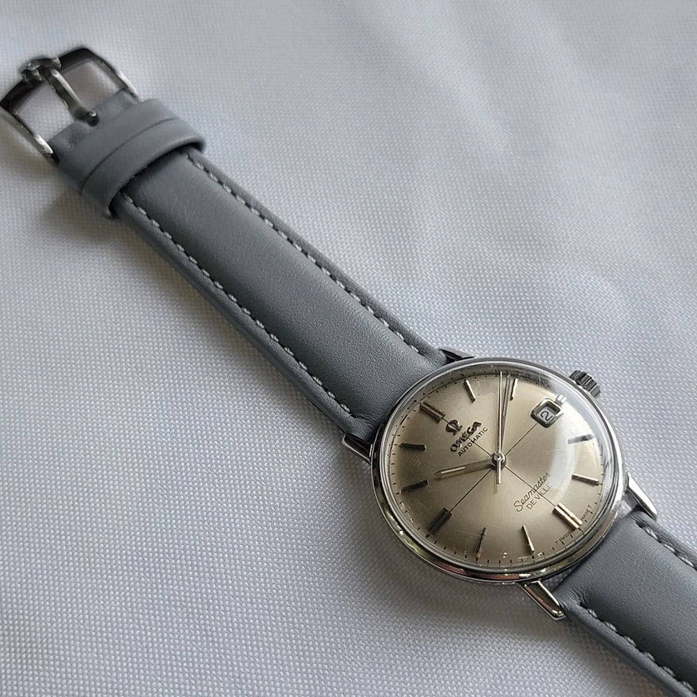 Omega Seamaster DeVille 166.020 35mm Mens 1960s Vintage Automatic w Date RA722 - 7