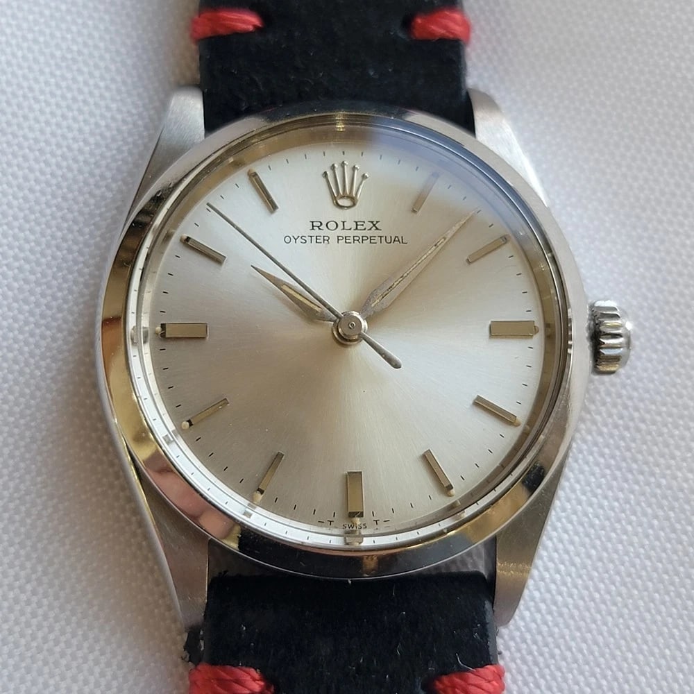 Rolex Oyster Perpetual Ref 1002 34mm Mens 1960s Vintage Automatic RA716 (1 of 13)