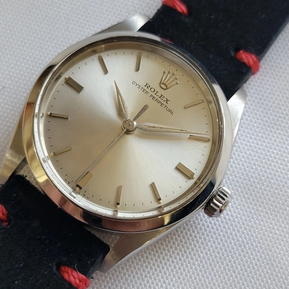 Rolex Oyster Perpetual Ref 1002 34mm Mens 1960s Vintage Automatic RA716 - 5