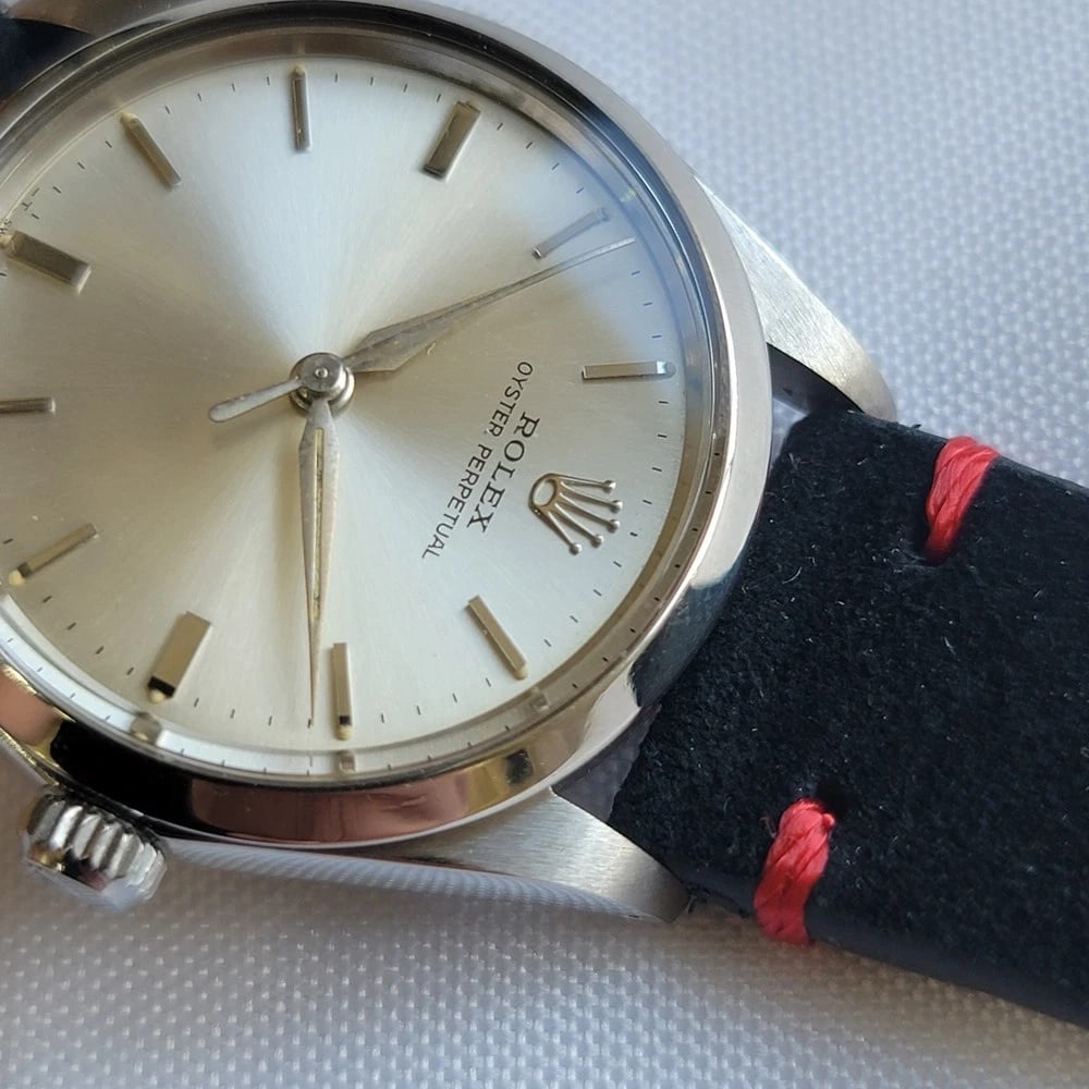 Rolex Oyster Perpetual Ref 1002 34mm Mens 1960s Vintage Automatic RA716 - 8